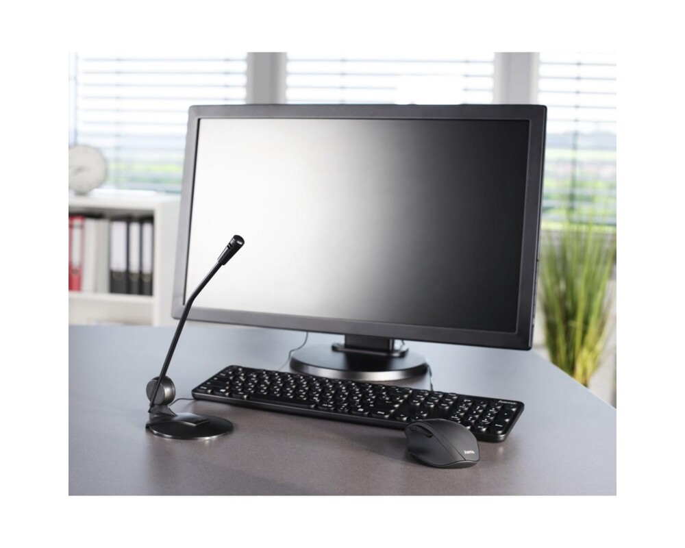 Микрофон HAMA CS-461, за PC/лаптоп, 3.5 mm жак, Черен 2