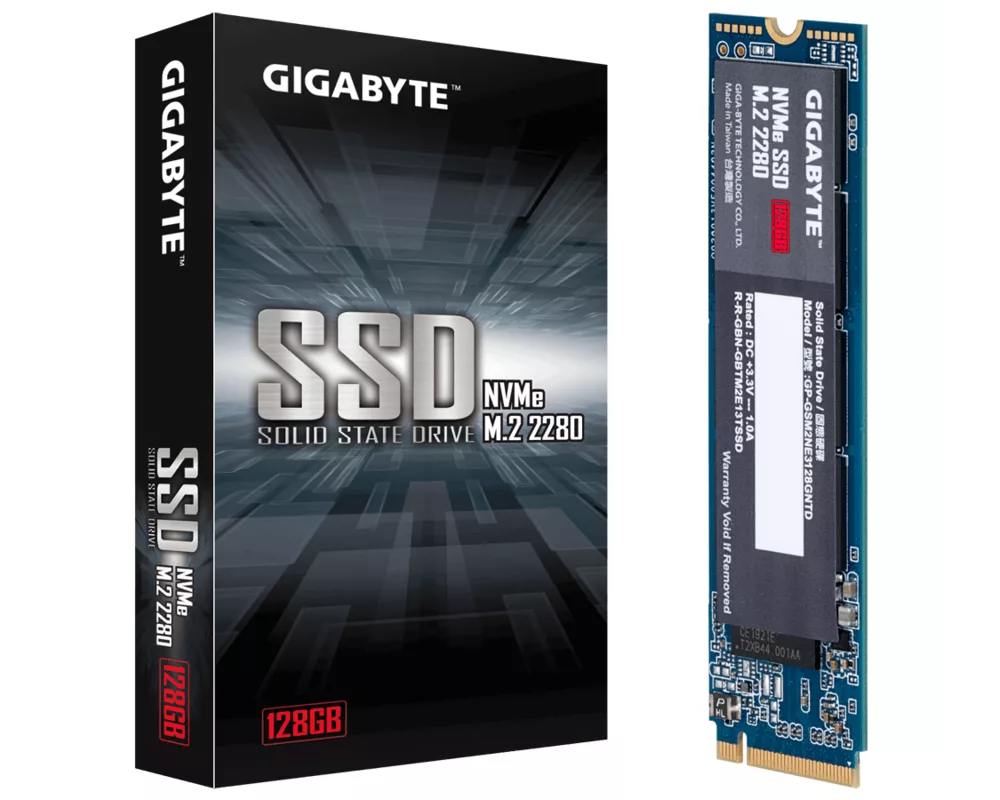 SSD 128GB Gigabyte M.2 2280 PCIe 3.0 SSD 2