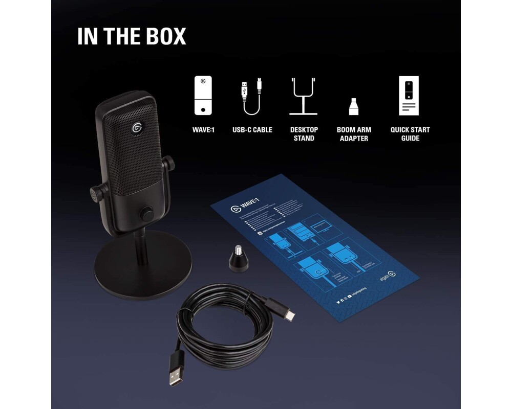 Микрофон Elgato Wave 1 12