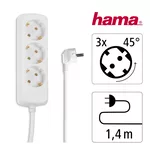 Разклонител HAMA 3гнезда, 30381 6
