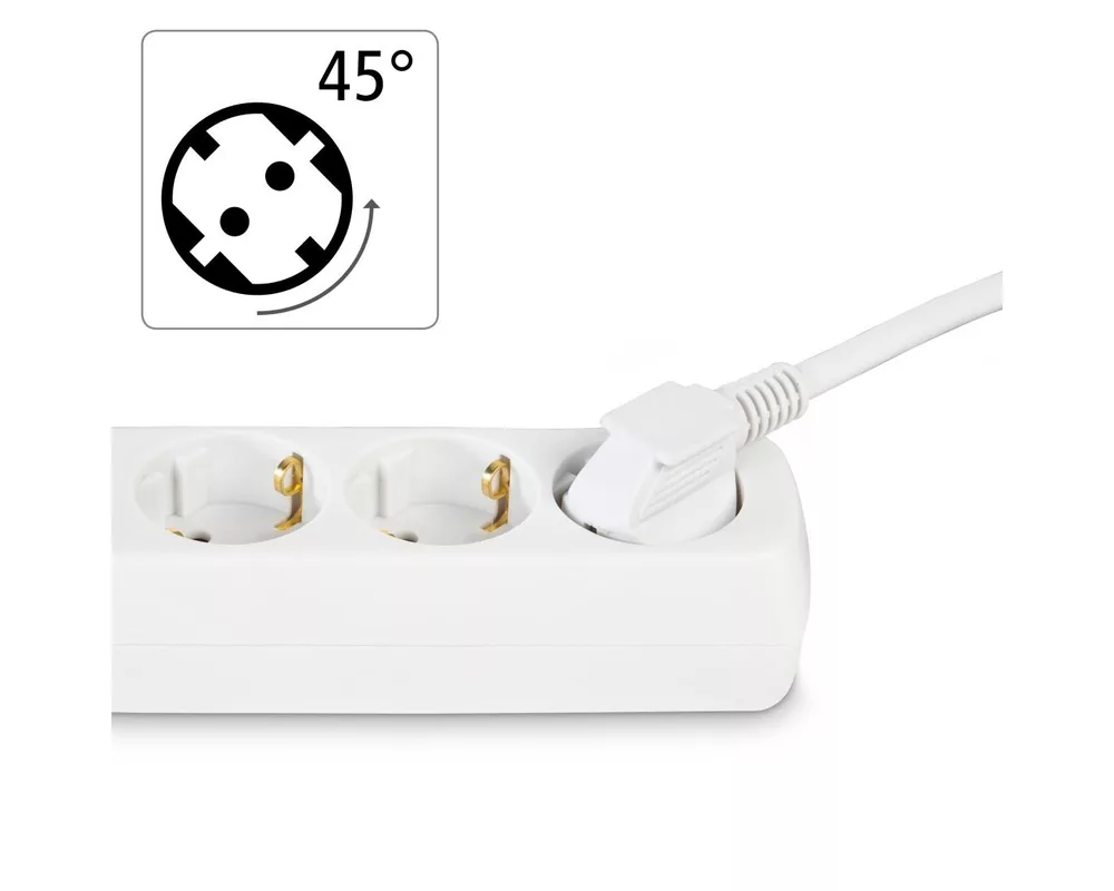 Разклонител HAMA, 3гнезда, 5м, 108815 7