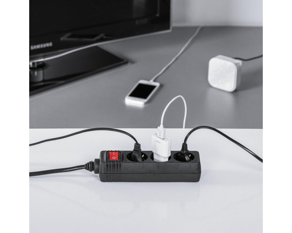 Разклонител HAMA 108835, 3гнезда, 108835 12