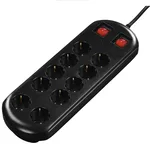 <span>Разклонител</span> HAMA 137253, 10 гнезда, 2 ключа, 2 m, Черен <span class='catalog-num-in-name'>HAMA-137253</span> - 