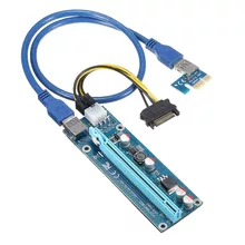  RAID Estillo Riser Card 6 Pin, PCI-Е x 1 към PCI-Е x16, USB 3.0 193611 EST-PCIE-RISER-CARD на топ цена - PIC.bg
