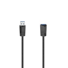  Удължителен кабел HAMA, USB 3.0 A мъжко - USB-А женско,1.5 м, Екраниран, Черен 193707 HAMA-200628 на топ цена - PIC.bg