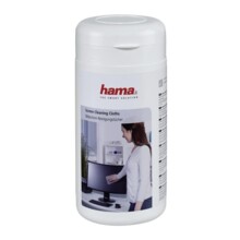  Почистващи кърпички НАМА за екрани за TFT, LED, LCD, TV и телефони 193887 HAMA-113806 на топ цена - PIC.bg