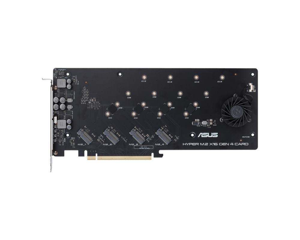Контролер Карта ASUS Hyper M.2 x16 Gen 4 Card (PCIe 4.0/3.0) 4