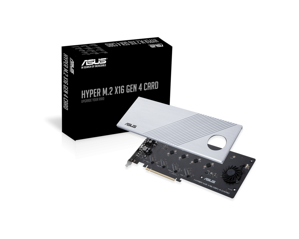 Контролер Карта ASUS Hyper M.2 x16 Gen 4 Card (PCIe 4.0/3.0) 2