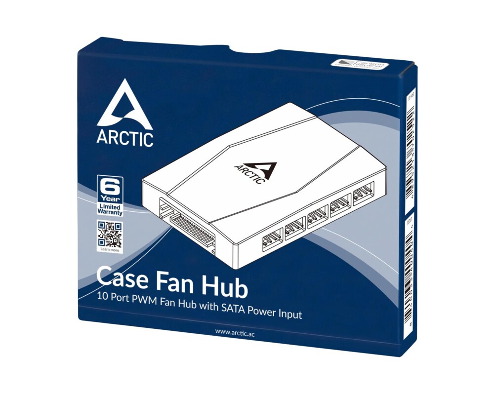 Контролер за вентилатори ARCTIC Case Fan PWM Hub 1 to 10 Port 7