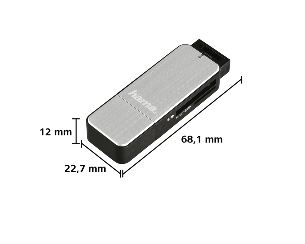Четец за карти HAMA, USB 3.0, 123900 2