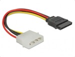 <span>Кабел</span> DeLock Molex 4 pin към SATA 15 pin, 12 cm <span class='catalog-num-in-name'>DELOCK-60100</span> - 