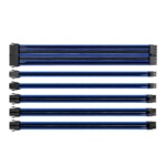 <span>Кабел</span> Комплект оплетени кабели Thermaltake TtMod, Black/Blue <span class='catalog-num-in-name'>THER-AC-035-CN1NAN</span> - 