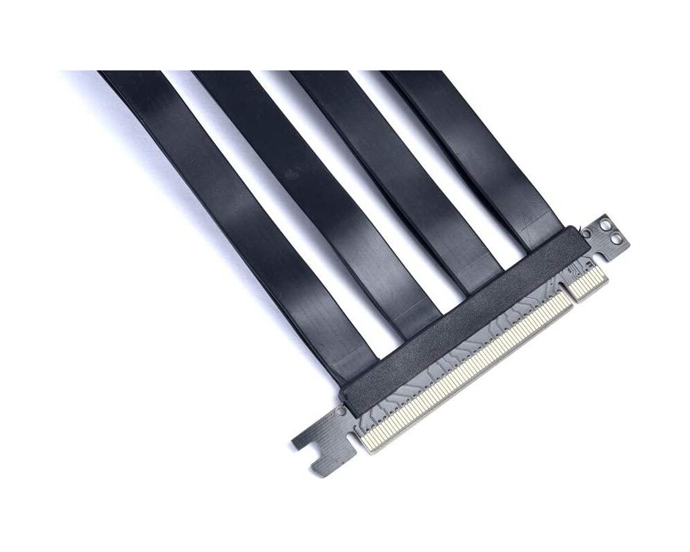 Кабел за вертикален монтаж за видео карта Lian Li LAN2-1X Externder Riser Cable 200mm PCI-E x16 3.0 и бракет за LanCool II 4