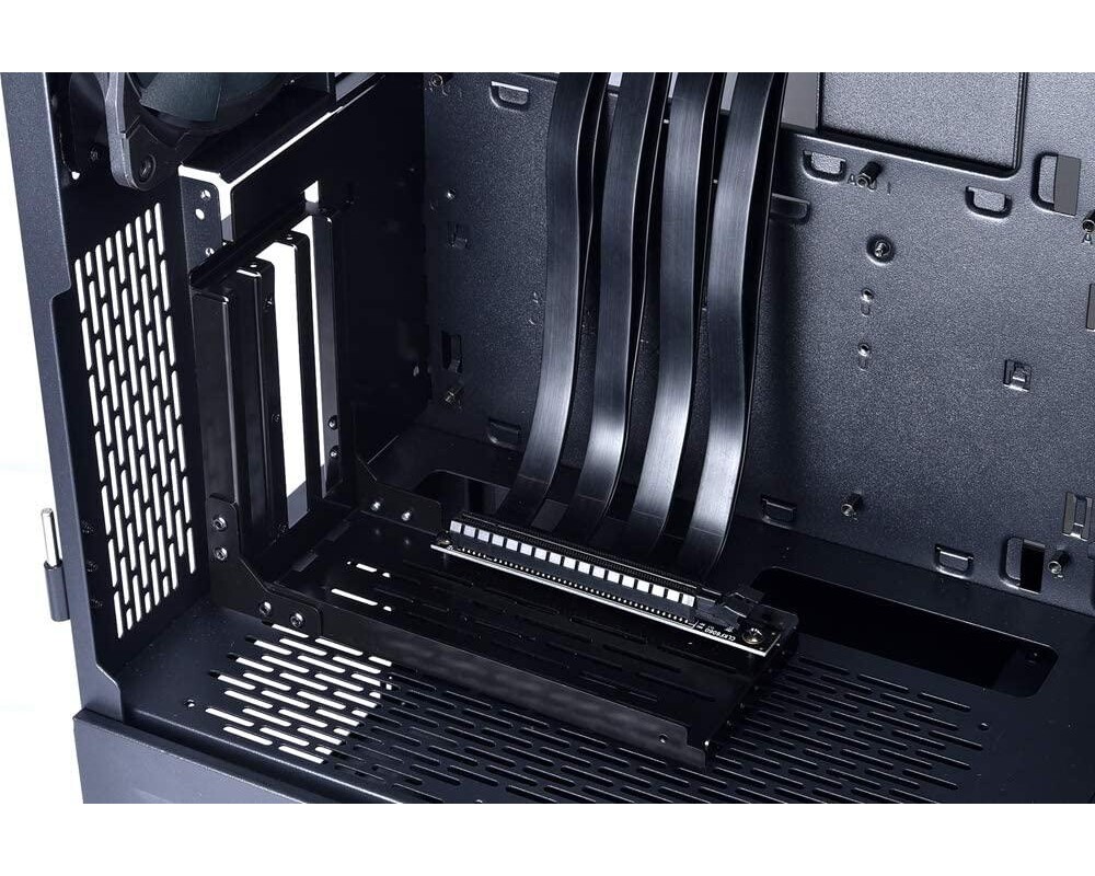 Кабел за вертикален монтаж за видео карта Lian Li LAN2-1X Externder Riser Cable 200mm PCI-E x16 3.0 и бракет за LanCool II 5