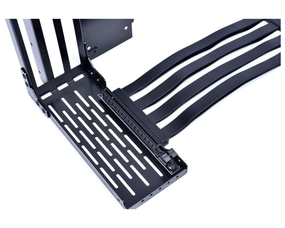 Кабел за вертикален монтаж за видео карта Lian Li LAN2-1X Externder Riser Cable 200mm PCI-E x16 3.0 и бракет за LanCool II 3