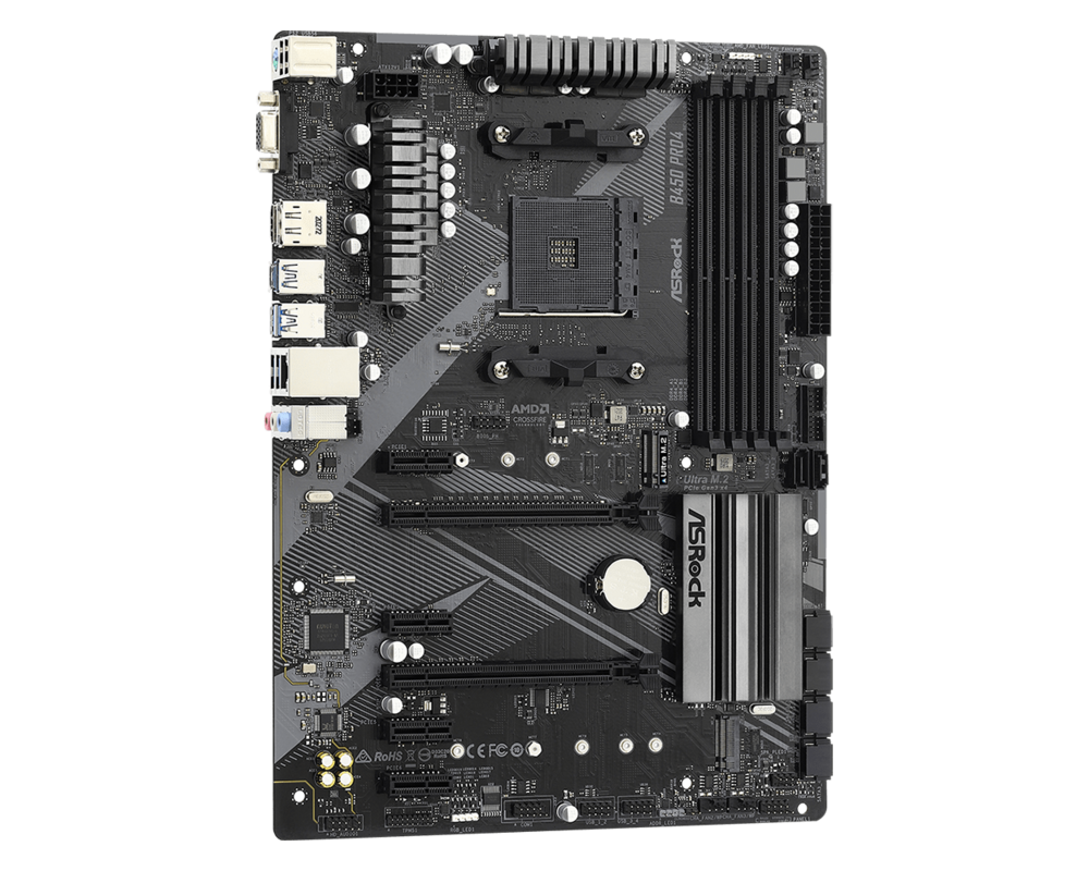 Дънна платка ASROCK B450 PRO4 R2.0 /AM4 13