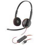 <span>Слушалки</span> Plantronics Blackwire C3220, Stereo, Unified Communication, Микрофон, Черни <span class='catalog-num-in-name'>209745-201</span> - 
