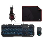 <span>Клавиатура</span> Геймърски комплект Spartan Gear Hydra II - клавиатура, мишка, пад и слушалки <span class='catalog-num-in-name'>SG-054148</span> - 