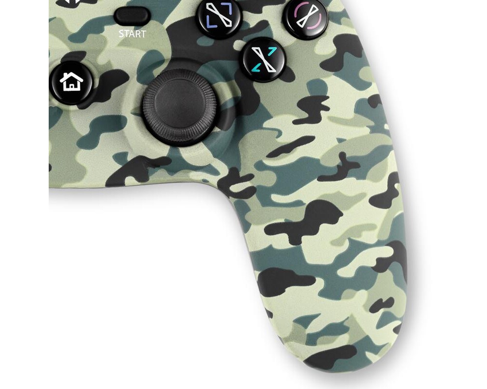 Джойстици и Геймпадове Жичен Spartan Gear Oplon, за PC и PS3, Green Camo 3