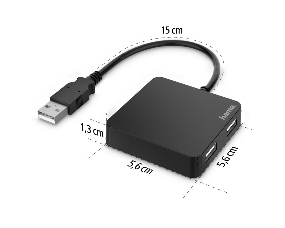 USB хъб , 4 портов, HAMA-200121 6