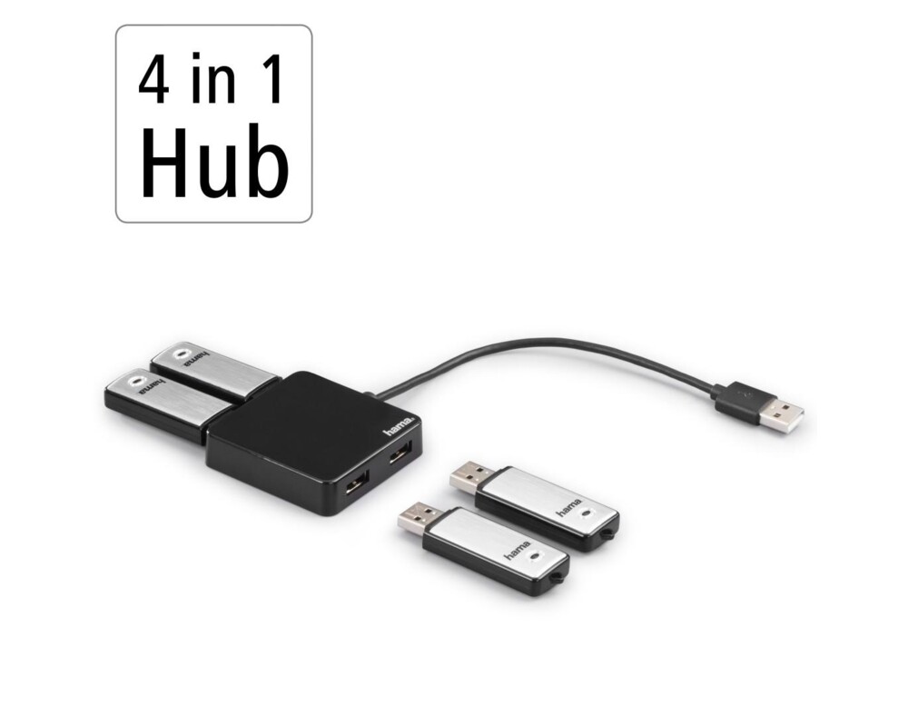 USB хъб , 4 портов, HAMA-200121 4
