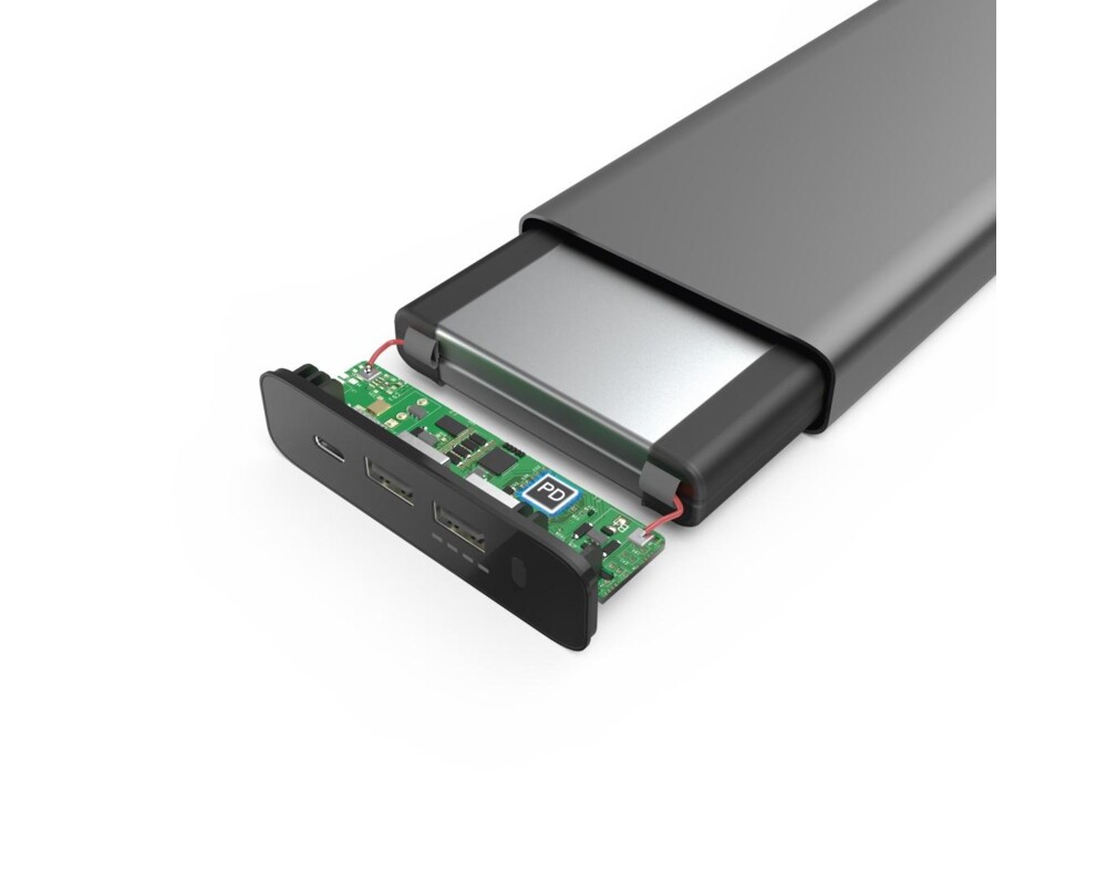 Външна батерия HAMA Универсална USB-C външна батерия за лаптоп, 26800 mAh, Power Delivery (PD), 5-20V/60W, Сив 2