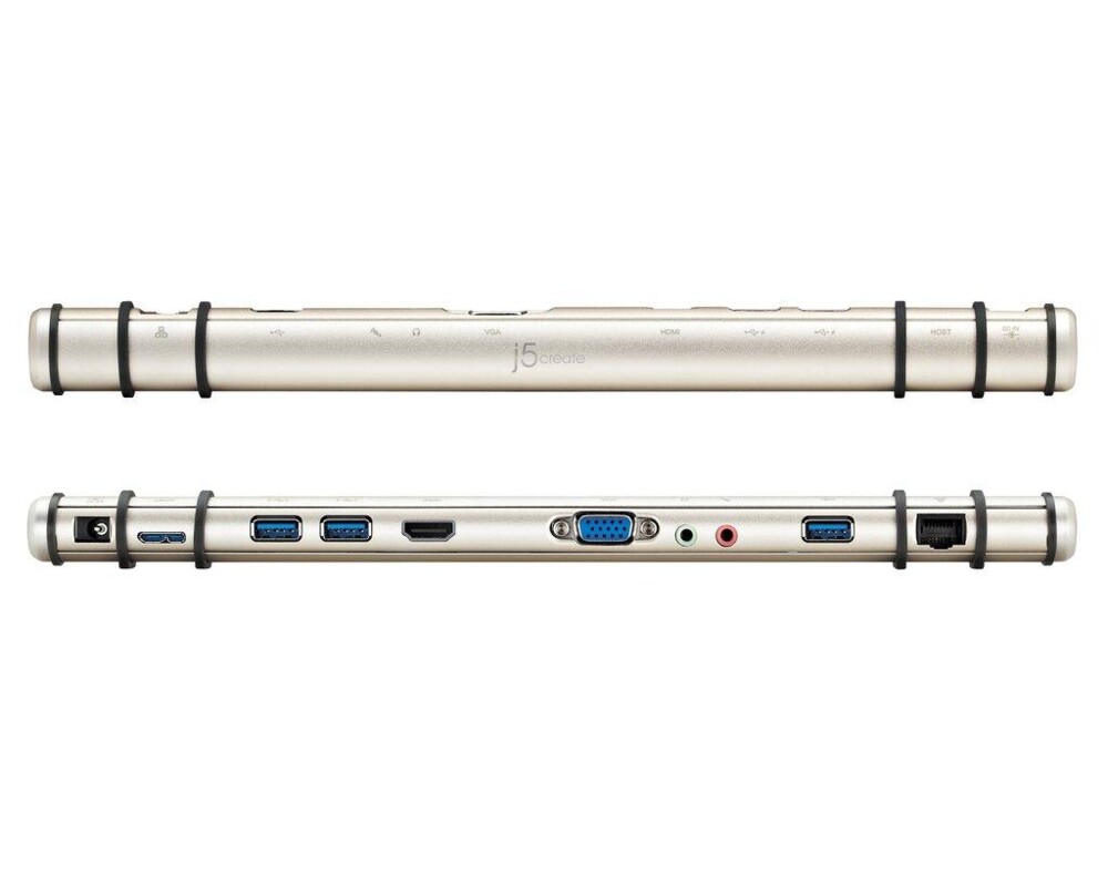 Докинг станция Докинг станция за лаптопи j5create Mini Ultra Station JUD531, USB3.0 2
