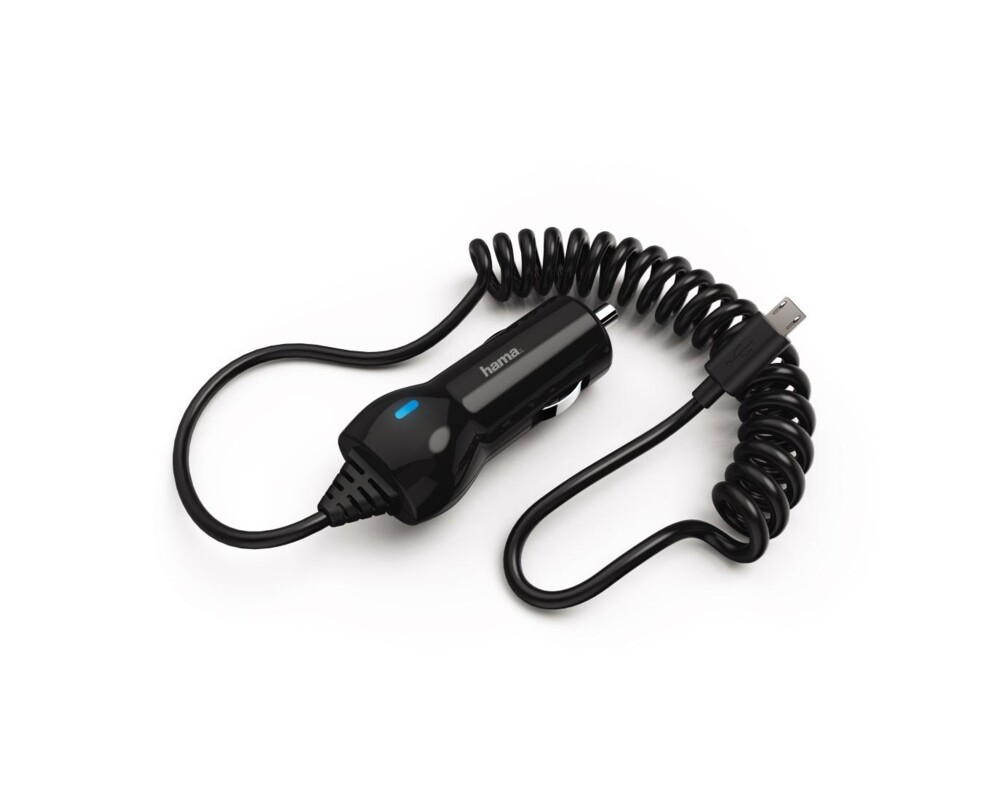 Зарядно  за кола HAMA, 10-24V, Micro USB, 1.2 A, Черен 2