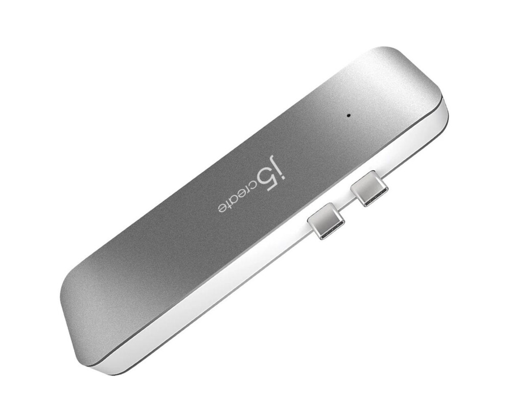 USB хъб Докинг станция j5 create JCD382, за MacBook Pro, USB-C, Сребрист 2