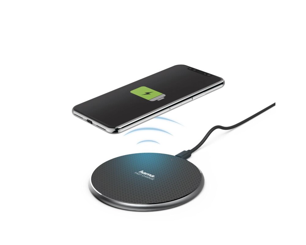 Зарядно Безжично зарядно HAMA QI-FC10, 10W, Черно 2