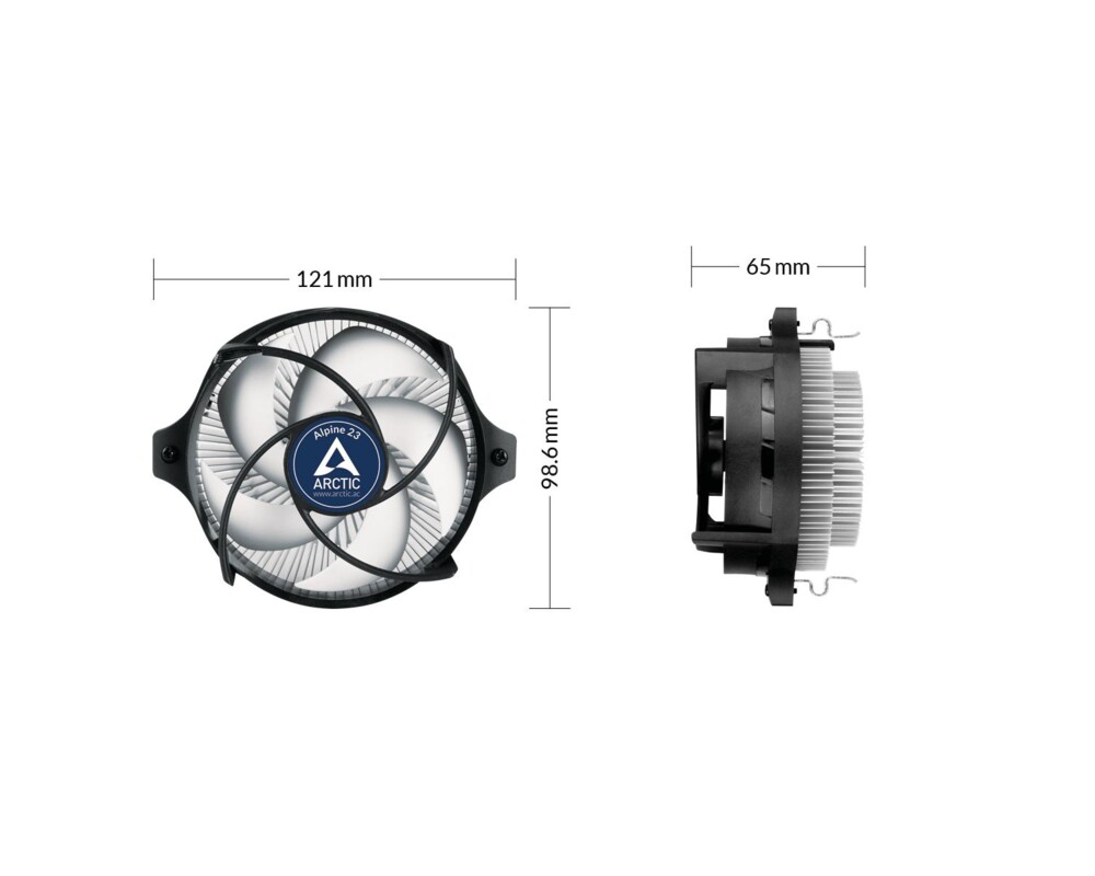Охладител за процесор Arctic Alpine 23, AM4 6