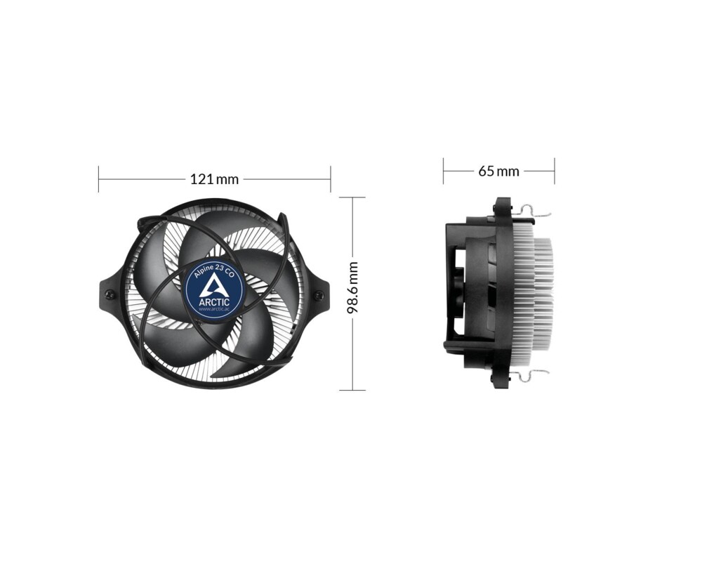 Охладител за процесор Arctic Alpine 23 CO, AM4 6