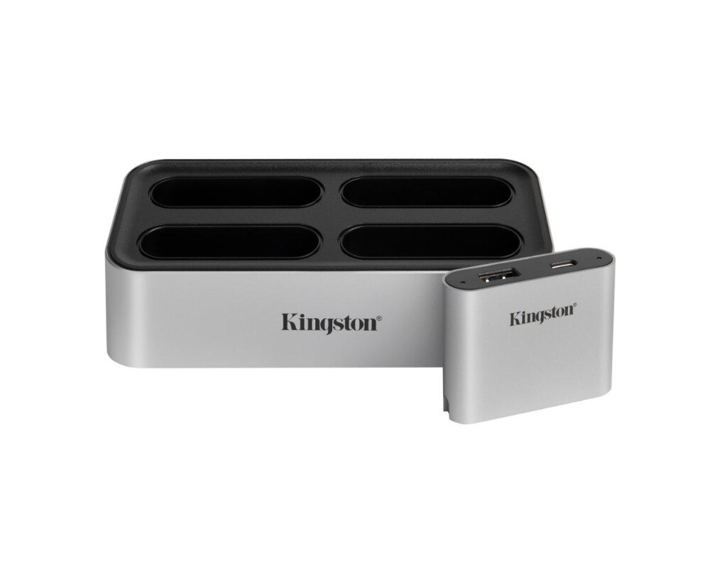 USB хъб Докинг станция за четци Kingston Workflow Station, USB-C, USB 3.2