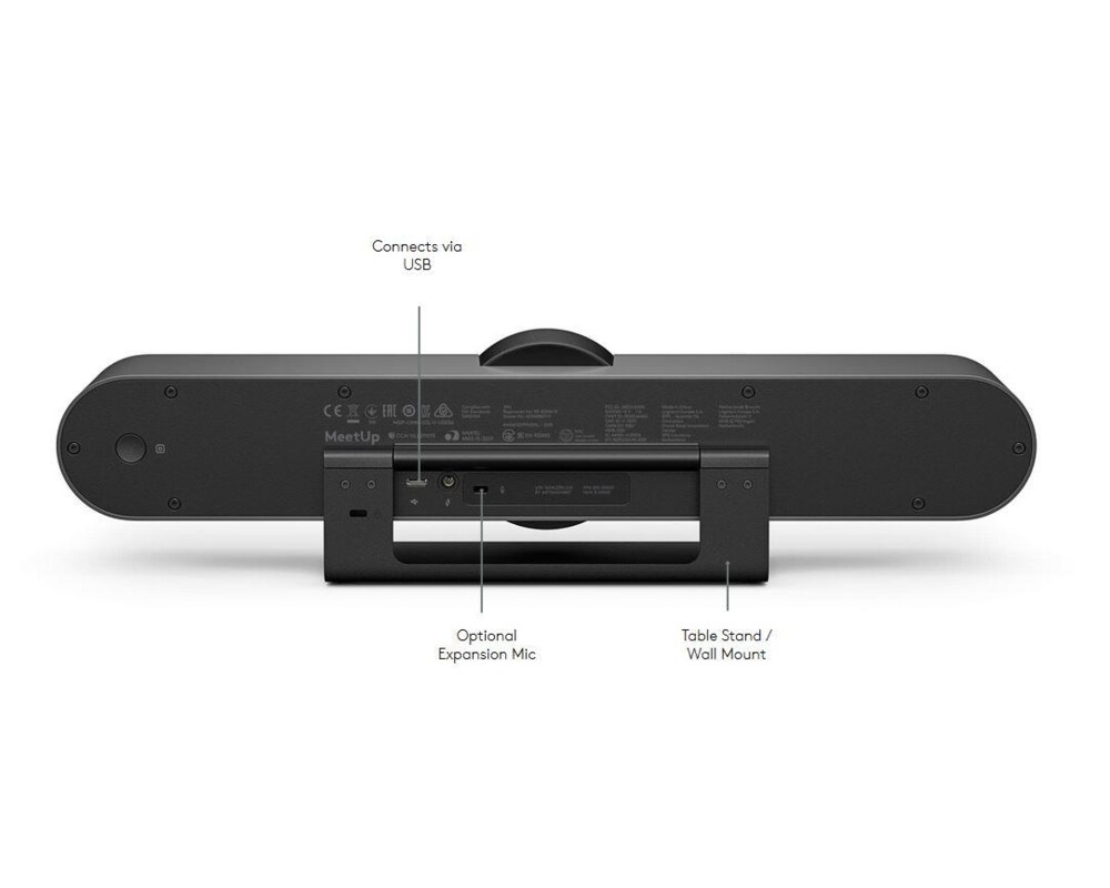 Видеоконферентна система Видеоконферентна камера LOGITECH MeetUp, 4K Ultra HD video, USB3.0 3