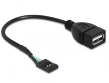  DeLock USB Pin header женско > USB 2.0 type-A женски, 20 cm 198149 DELOCK-83291 на топ цена - PIC.bg