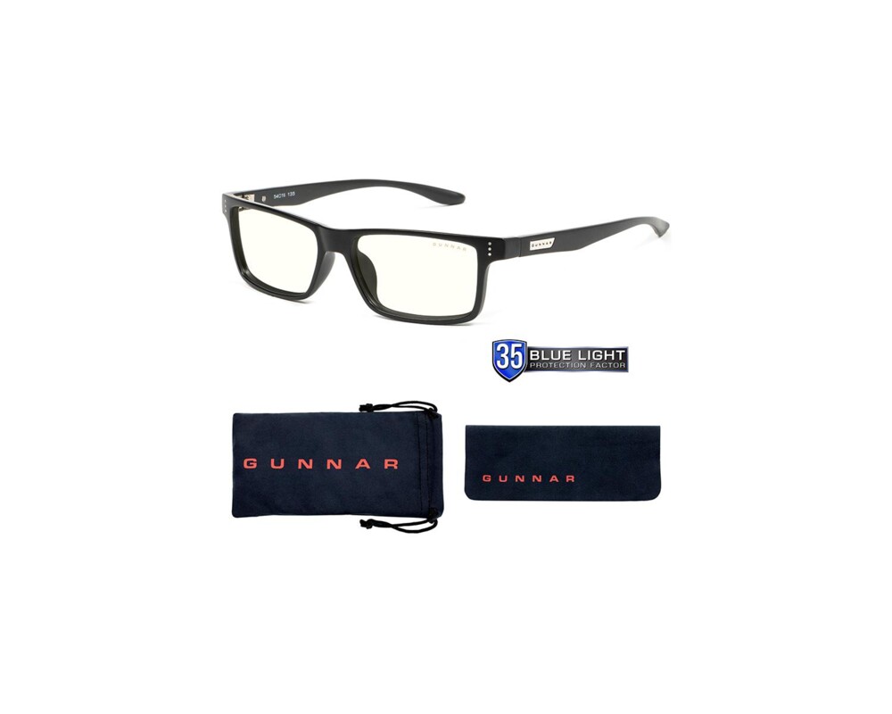 Очила за компютър Компютърни очила GUNNAR Vertex Onyx, Clear Natural, Черен 4