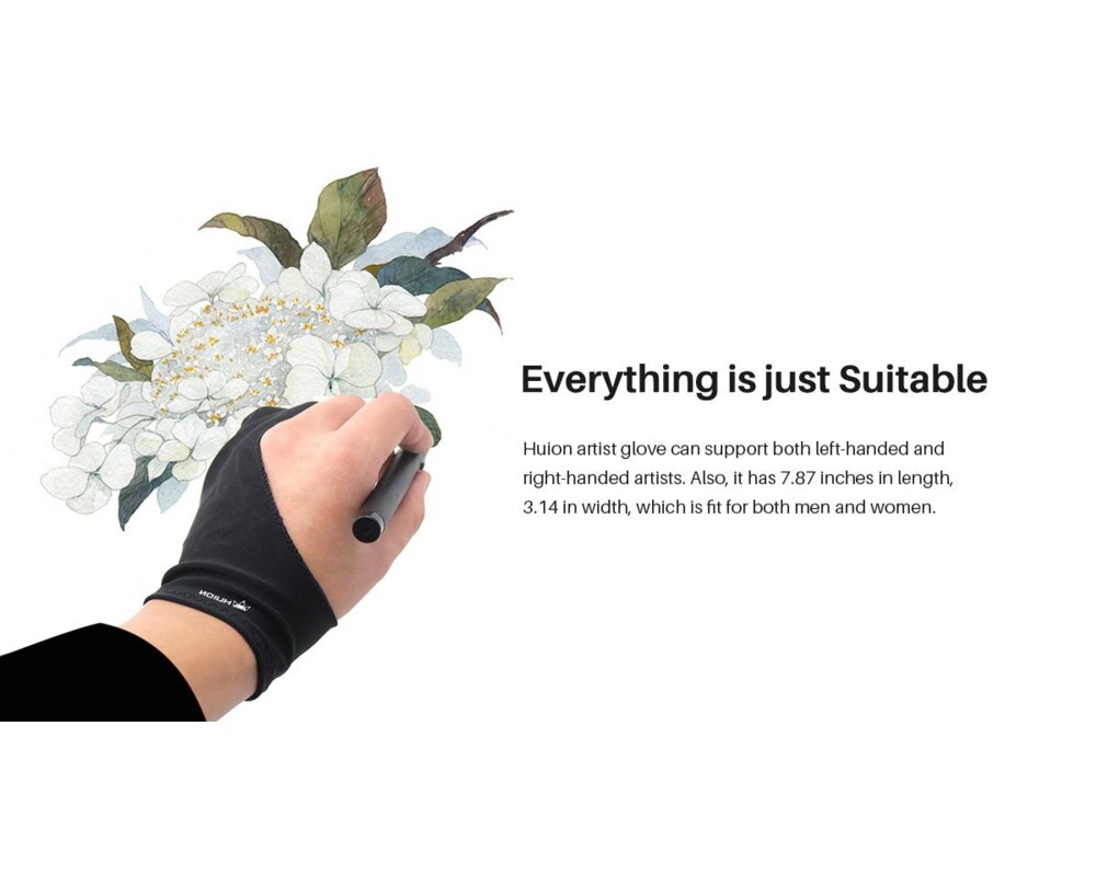 Графичен таблет Huion Ръкавица за работа с графичен таблет Artist glove GL200 3