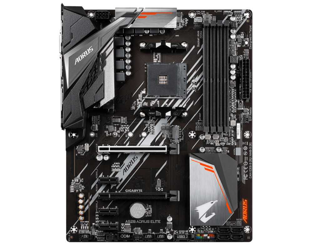 Дънна платка GIGABYTE A520 AORUS ELITE AM4 DDR4 2xM.2 4xSATA HDMI ATX MB 6