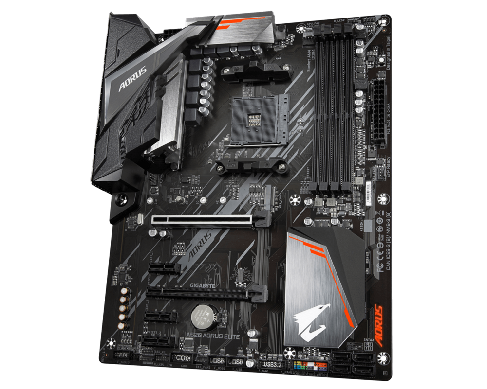 Дънна платка GIGABYTE A520 AORUS ELITE AM4 DDR4 2xM.2 4xSATA HDMI ATX MB 7