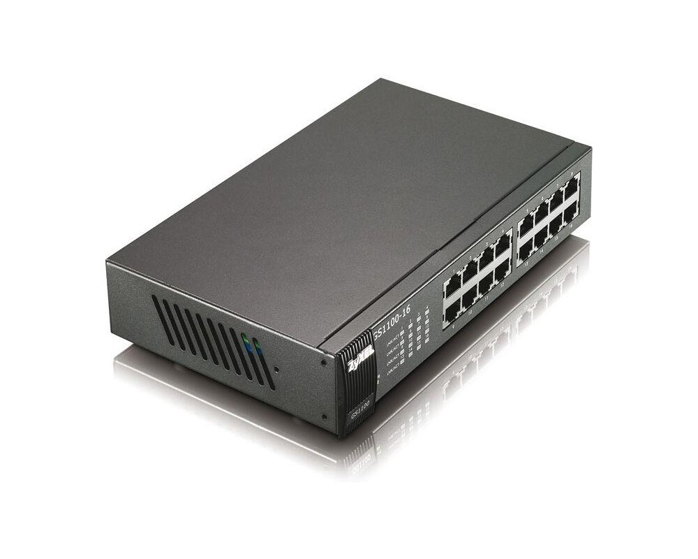 Switch (Комутатор) ZyXEL GS1100-16 v3 16-port Gigabit Unmanaged Switch 7