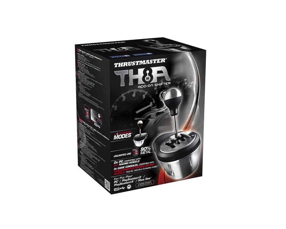 Волан Скоростна кутия за състезателна симулация THRUSTMASTER TH8A Shifter Add-on, за PC / PS3 / Xbox One / PS4 4