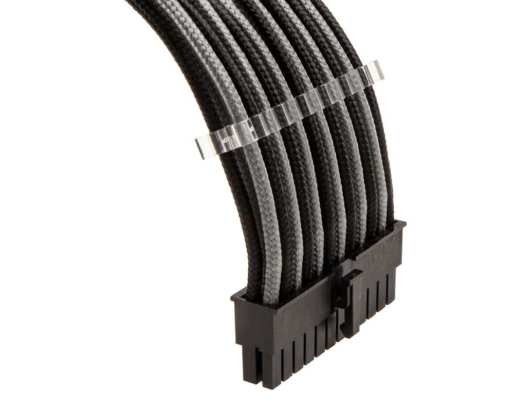 Кабел Комплект оплетени кабели PHANTEKS, Black/Gray 2