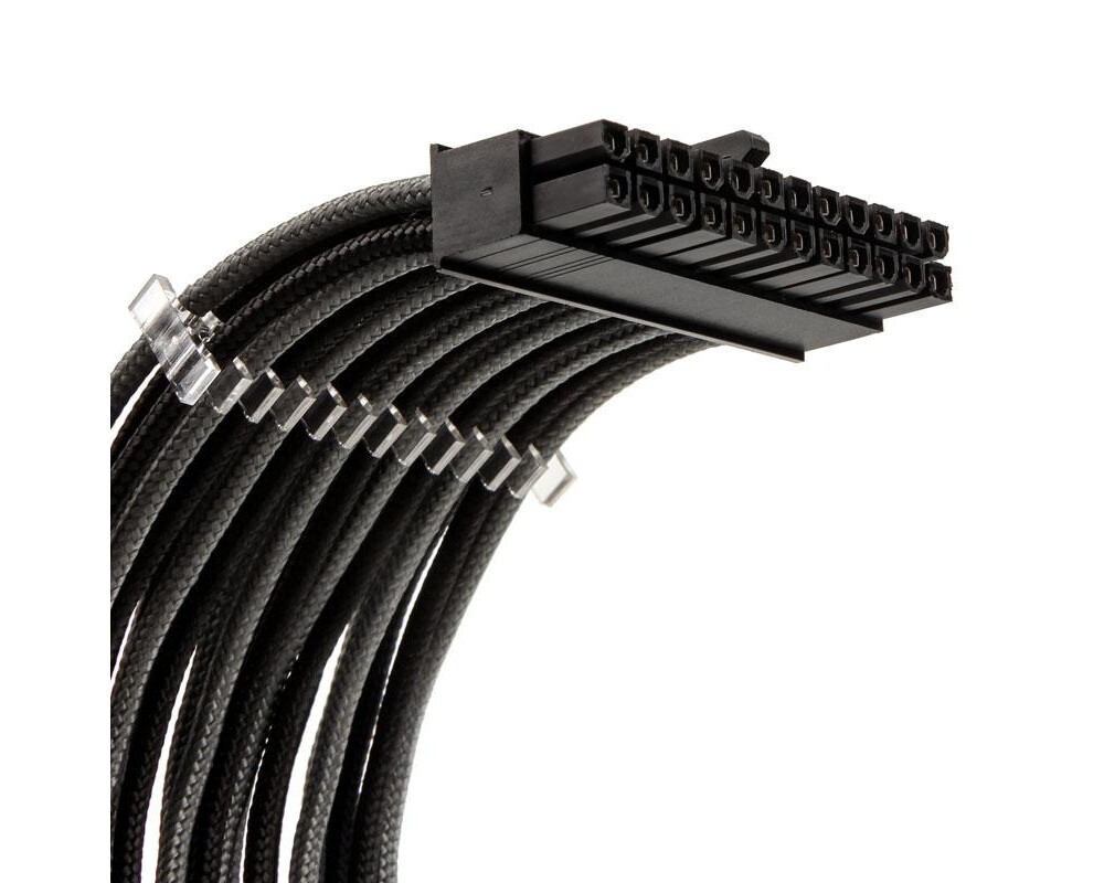 Кабел Комплект оплетени кабели PHANTEKS, Black/Gray 3