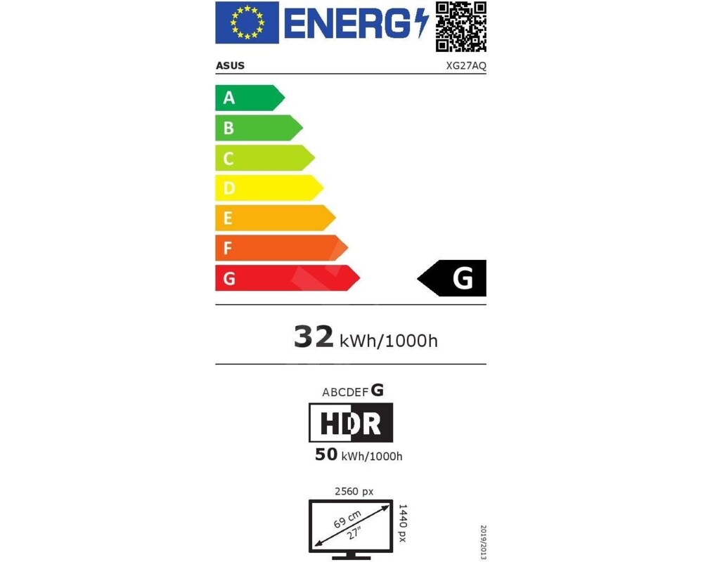 Монитор 27" ASUS ROG Strix XG27AQ 7