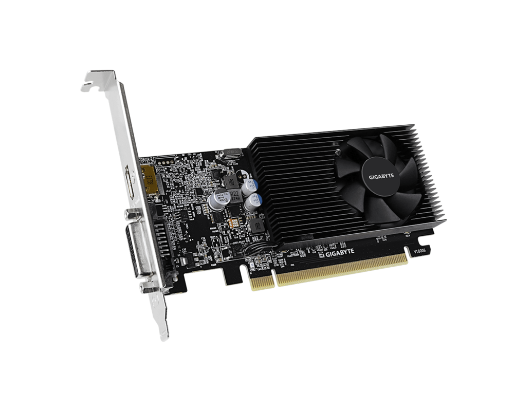 Видеокарта Gigabyte GeForce GT 1030 Low Profile 2GB DDR4 3
