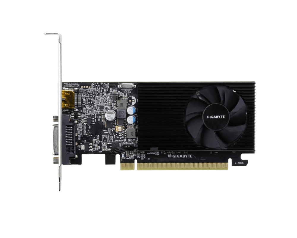 Видеокарта Gigabyte GeForce GT 1030 Low Profile 2GB DDR4 2