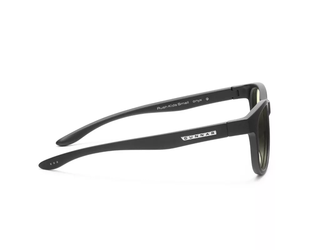 Очила за компютър Детски компютърни очила GUNNAR Rush Kids Small, Amber Natural, Черен 3