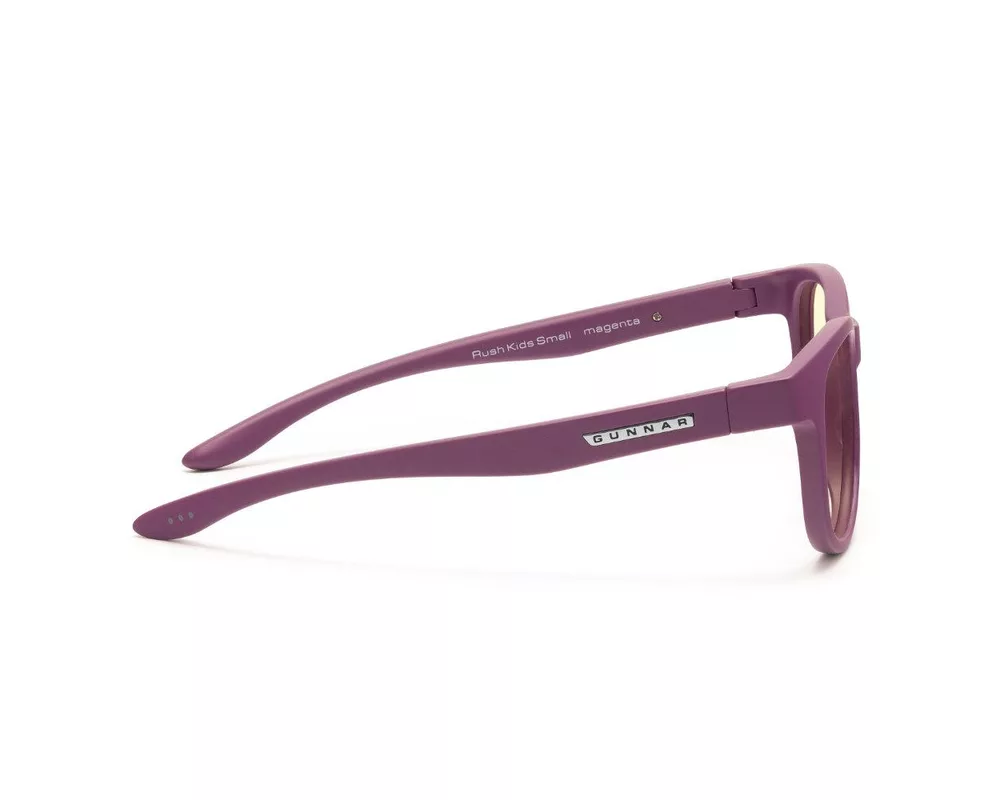 Очила за компютър Детски компютърни очила GUNNAR Rush Kids Small, Amber Natural, Лилав 3
