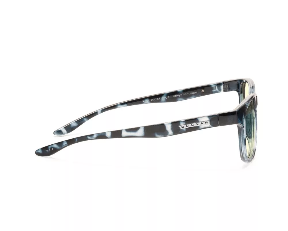 Очила за компютър Детски компютърни очила GUNNAR Rush Kids Large, Amber Natural, Син 3