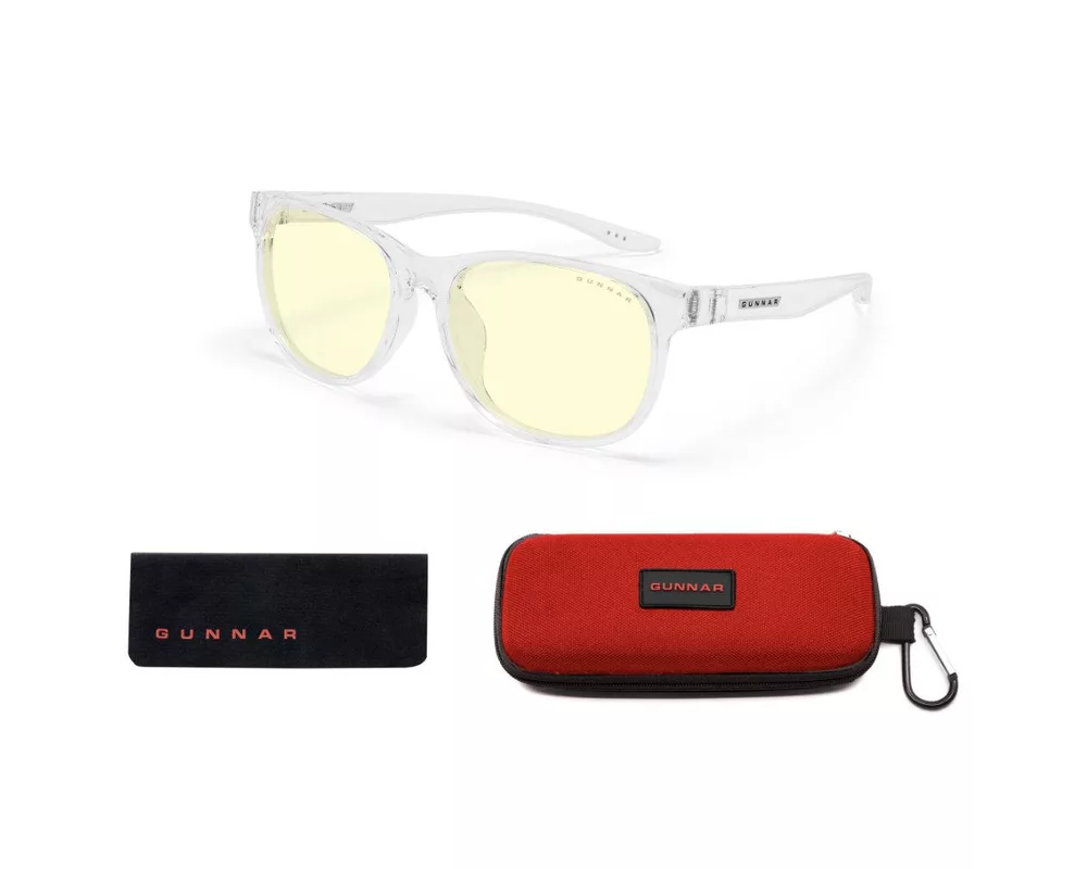 Очила за компютър Детски компютърни очила GUNNAR Rush Kids Large, Amber Natural, Кристал 4